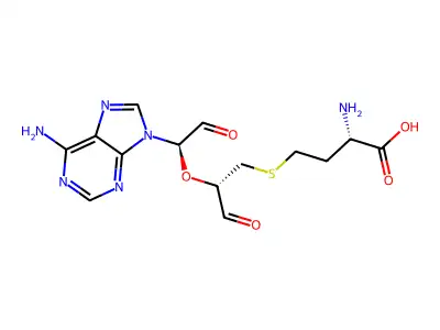 S-Adenosylhomocysteine-2',3'-dialdehyde structure