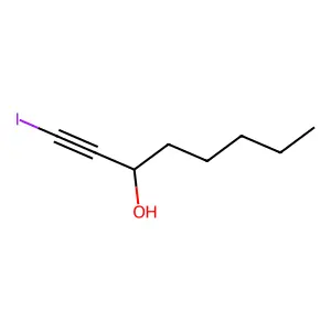 1-Octyn-3-ol, 1-iodo- structure