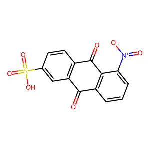 6-Anthracenesulfonic acid, 9,10-dihydro-9,10-dioxo-1-nitro- structure