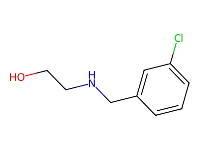 2-(3-Chloro-benzylamino)-ethanol structure