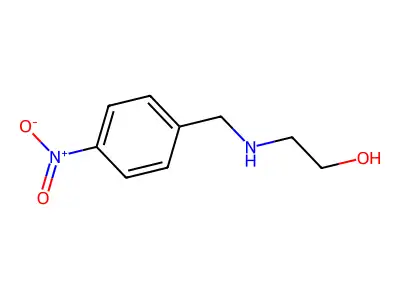 2-(4-Nitrobenzylamino)ethanol structure