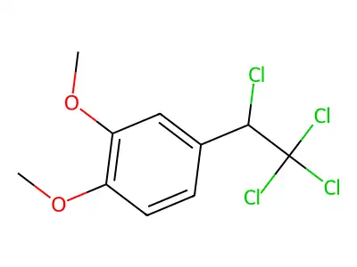 1,2-Dimethoxy-4-(1,2,2,2-tetrachloroethyl)benzene structure