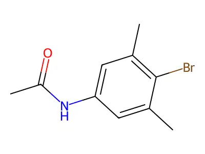 N-(4-bromo-3,5-dimethylphenyl)acetamide structure