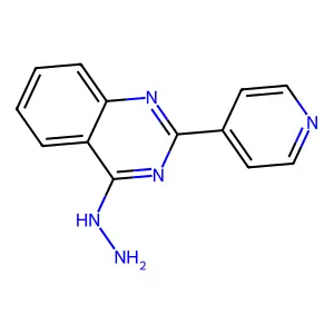 4-Hydrazinyl-2-(pyridin-4-yl)quinazoline structure