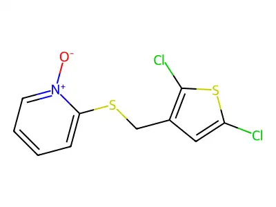 Pyridine, 2-[[(2,5-dichloro-3-thienyl)methyl]thio]-, 1-oxide structure