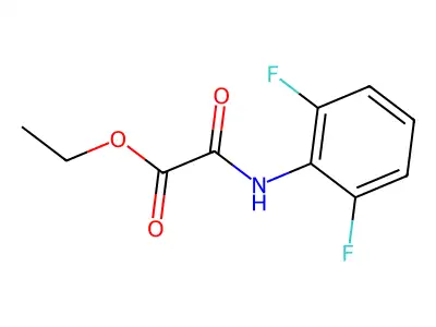 Ethyl 2-(2,6-difluoroanilino)-2-oxoacetate structure