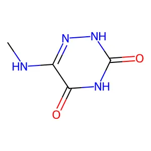 6-(Methylamino)-2,3,4,5-tetrahydro-1,2,4-triazine-3,5-dione structure