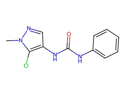 1-(5-Chloro-1-methylpyrazol-4-yl)-3-phenylurea structure