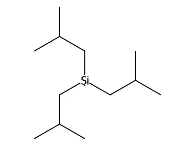 Tris(2-methylpropyl)silane structure