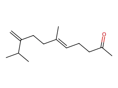(E)-6,10-Dimethyl-9-methylene-5-undecen-2-one structure