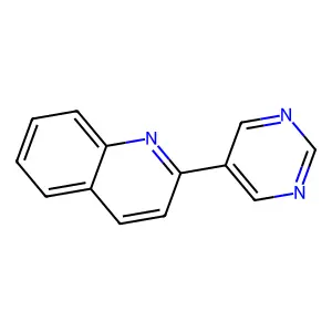 Quinoline, 2-(5-pyrimidinyl)- structure