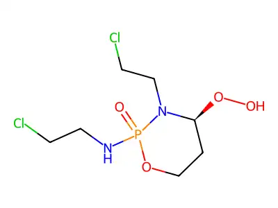 cis-4-Hydroperoxyisophosphamide structure