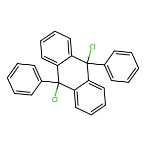 9,10-Dichloro-9,10-diphenyl-9,10-dihydroanthracene structure