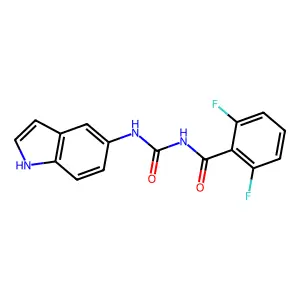 2,6-Difluoro-N-[(1H-indol-5-yl)carbamoyl]benzamide structure