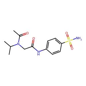 2-(Acetyl(isopropyl)amino)-N-(4-(aminosulfonyl)phenyl)acetamide structure