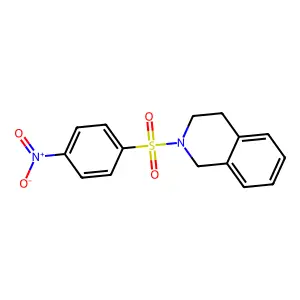 2-[(4-Nitrophenyl)sulfonyl]-1,2,3,4-tetrahydroisoquinoline structure