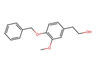 2-(4-Benzyloxy-3-methoxy-phenyl)-ethanol structure