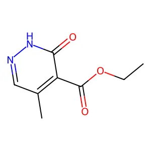 ethyl 4-methyl-6-oxo-1H-pyridazine-5-carboxylate structure