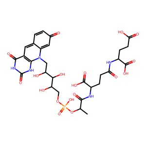 脫氮黃素 structure