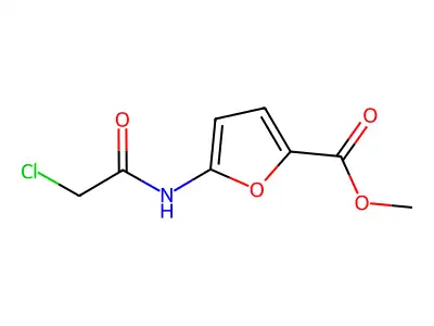 Methyl 5-(2-chloroacetamido)-2-furoate structure
