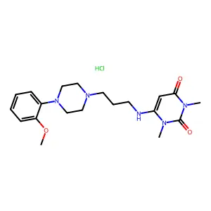 3-Amino-6-(4-methoxyphenyl)-2-pyrazinecarboxamide 4-oxide structure