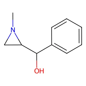 2-Aziridinemethanol, 1-methyl-alpha-phenyl-, (R*,R*)- structure