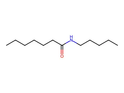 Heptanamide, N-pentyl- structure