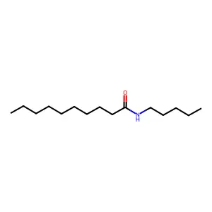Decanamide, n-pentyl- structure
