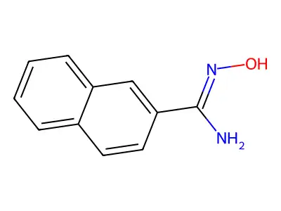 N'-Hydroxy-2-naphthimidamide structure