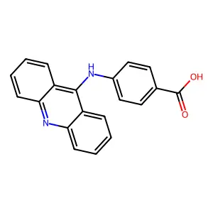 BENZOIC ACID, p-(9-ACRIDINYLAMINO)- structure