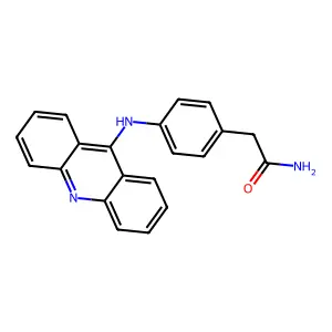 2-[4-(9-吖啶氨基)苯基]乙酰胺 structure