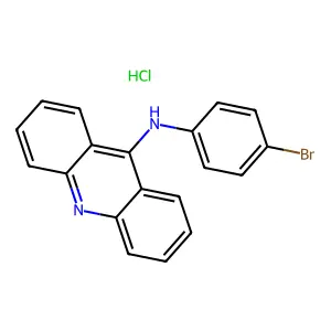 9-Acridinamine, N-(4-bromophenyl)-, monohydrochloride structure