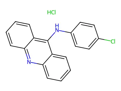 9-(p-Chloroanilino)acridine hydrochloride structure
