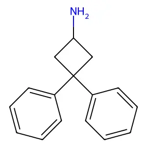 3,3-二苯基环丁胺 structure