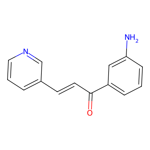 Acrylophenone, 3'-amino-3-(3-pyridyl)- structure