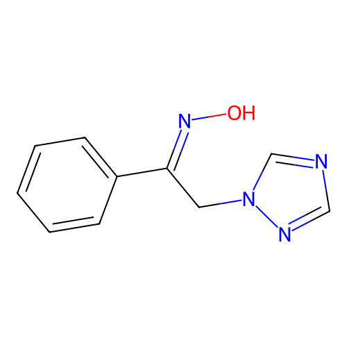N-[1-phenyl-2-(1,2,4-triazol-1-yl)ethylidene]hydroxylamine structure