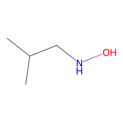 N-(2-methylpropyl)hydroxylamine structure