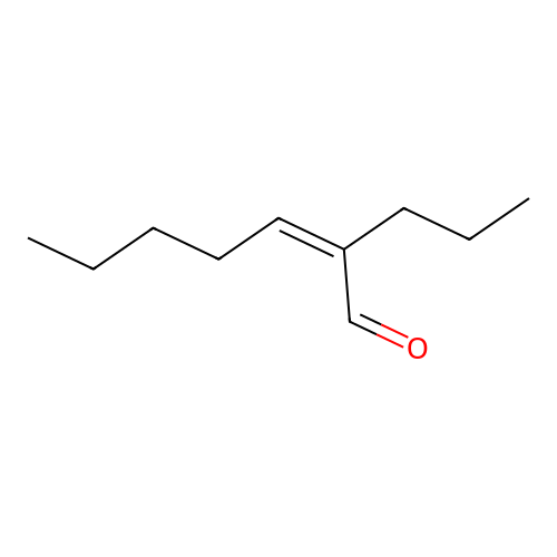 2-Heptenal, 2-propyl- structure