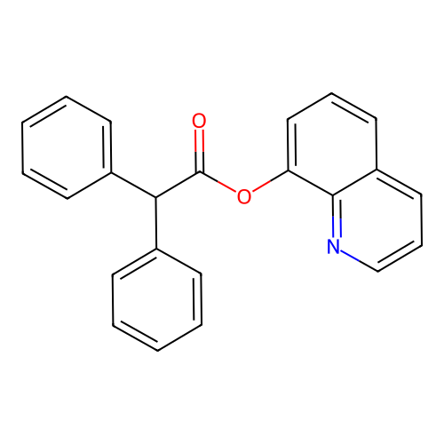Quinolin-8-yl 2,2-diphenylacetate structure