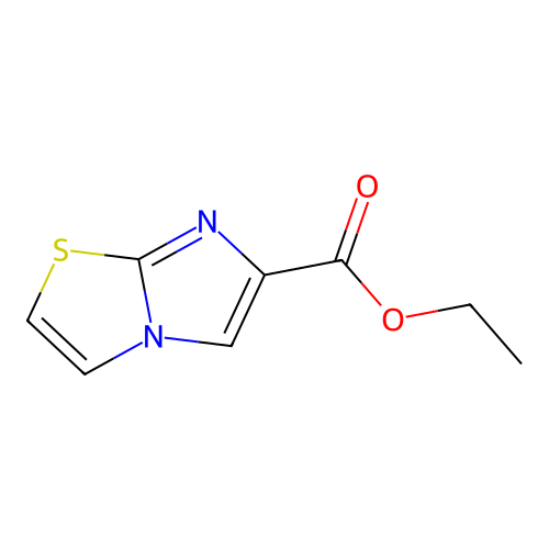Ethyl imidazo[2,1-b]thiazole-6-carboxylate structure