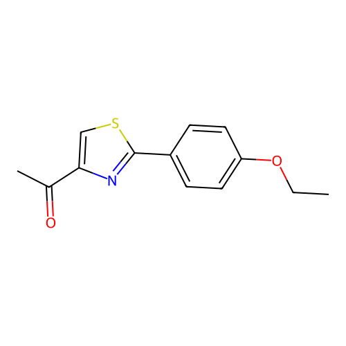 2-(4-Ethoxyphenyl)-4-acetyl-thiazole structure