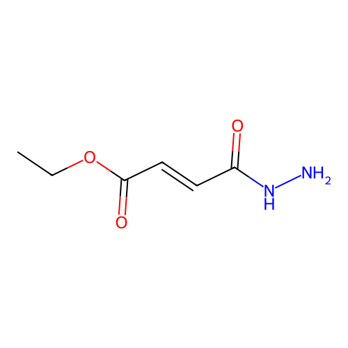 Ethyl (2E)-4-hydrazinyl-4-oxobut-2-enoate structure