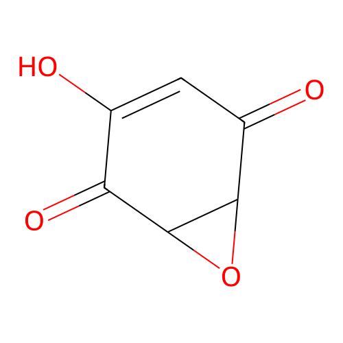 3-Hydroxy-7-oxabicyclo[4.1.0]hept-3-ene-2,5-dione structure