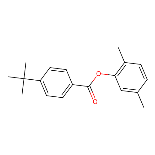 2,5-Dimethylphenyl 4-tert-butylbenzoate structure