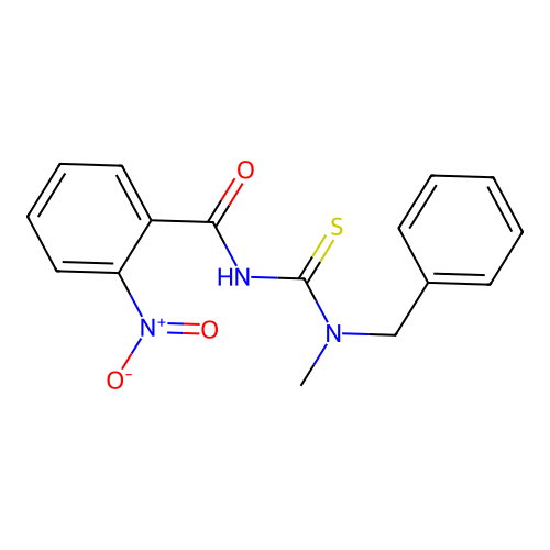N-[benzyl(methyl)carbamothioyl]-2-nitrobenzamide structure