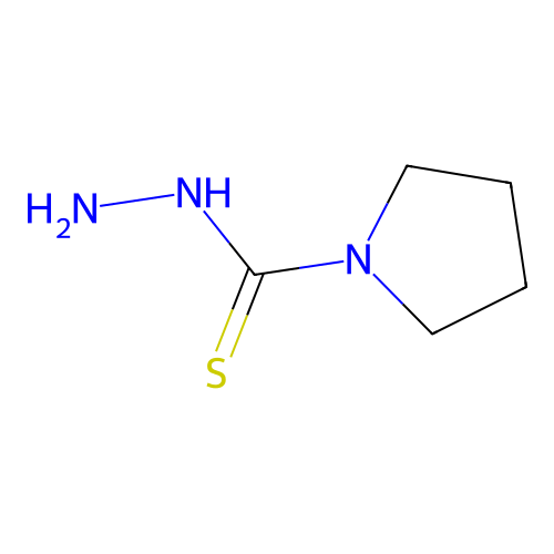 Pyrrolidine-1-carbothiohydrazide structure