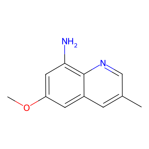 8-Amino-6-methoxy-3-methylquinoline structure