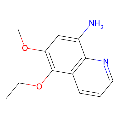 8-Amino-5-ethoxy-6-methoxyquinoline structure