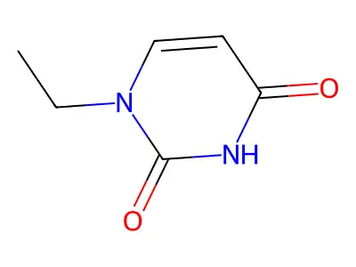 1-Ethyldihydro-2,4(1H,3H)-pyrimidinedione structure