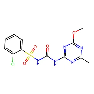 Chlorsulfuron structure